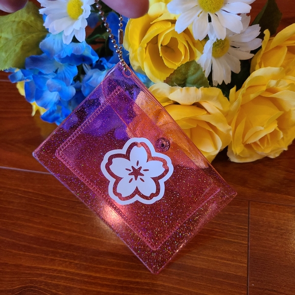 Keychain Wallet- Chery Blossom - Picture 3 of 6